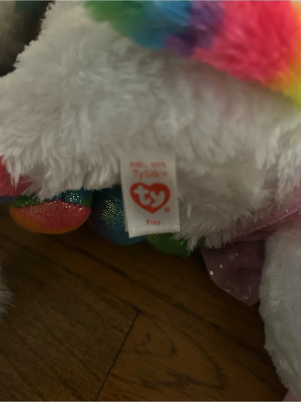 Ty Pastel and Glitter Multicolor Plush Unicorn & Animal Small Pet Toys- 7!